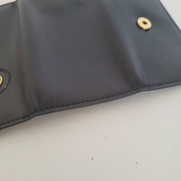 Burberry Key Hooks Holder Case Wallet Logo Black Leather Nova Chec Vintage Retro - Picture 7 of 9